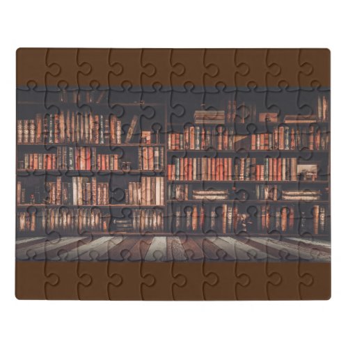 Old Book Shelf Jigsaw Puzzle