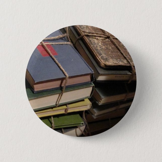 Old book stack button (Front)