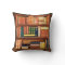 Old Books Antique Library Bookshelf Pillow