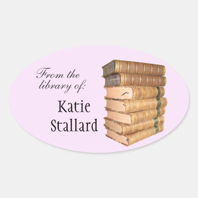 Old Books Bookplate (Front)