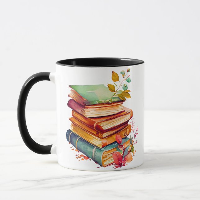 Old Books  Mug (Left)