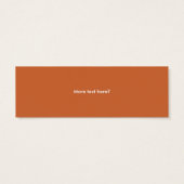 Old Books/Quotation mini-bookmark (Back)