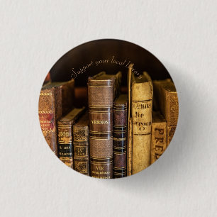 Old books support your local library event button