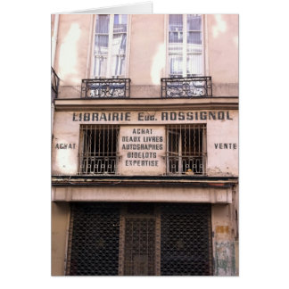 Old Bookstore in Paris Cards