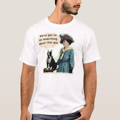 Old Boston Terrier T_Shirt