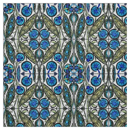 Old Botanical Victorian Design For Textiles Fabric