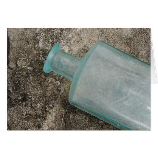 Old Bottle on Fossil Rock Cards (Front Horizontal)