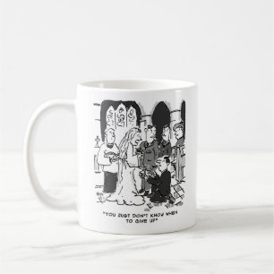 Old Boyfriend Proposes to Bride at Wedding - Funny Coffee Mug