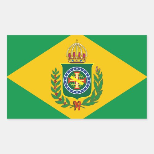 Old Brazilian flag Stickers