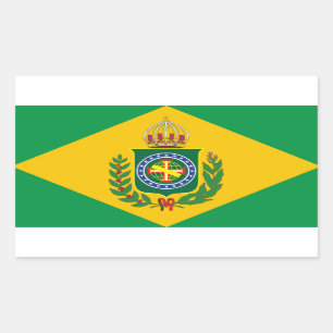 Old Brazilian flag Stickers