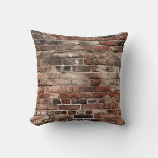 Old Brick Throw Pillow