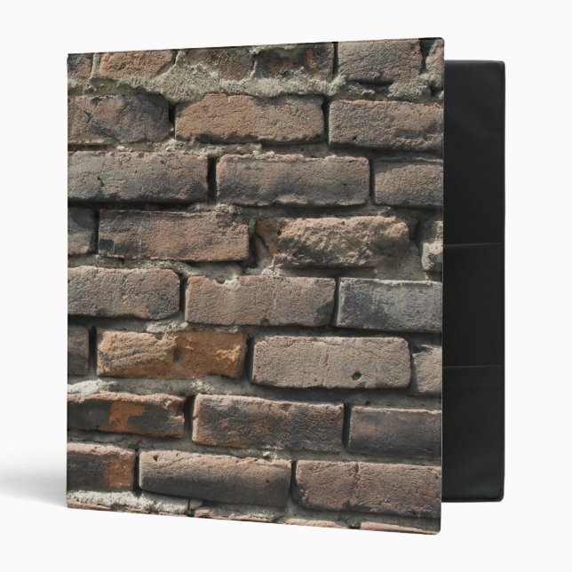 Old Brick Wall 3 Ring Binder (Front/Inside)