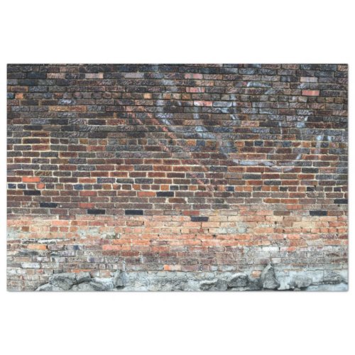 Old Brick Wall Background 20x30 Decoupage Tissue Paper