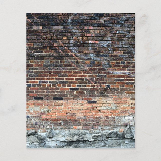 Old Brick Wall Background Scrapbook Paper (Front)