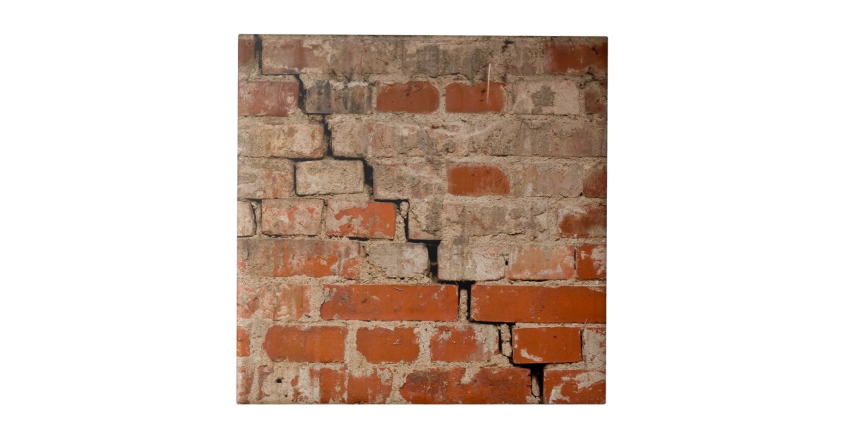 Old brick wall ceramic tile | Zazzle.com