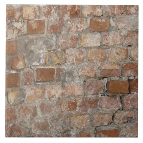 Old Brick Wall Ceramic Tile