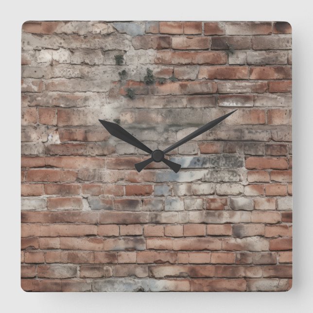 Old Brick Wall Clock (Front)