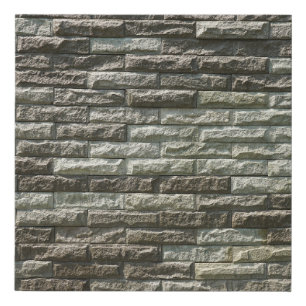 Old Brick Wall: Distressed Texture Faux Canvas Print