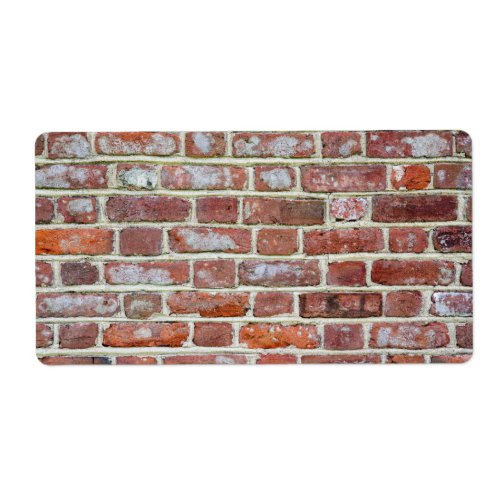Old Brick Wall Label