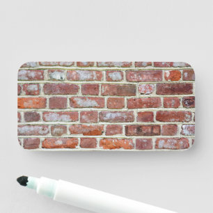 Old Brick Wall Name Tag