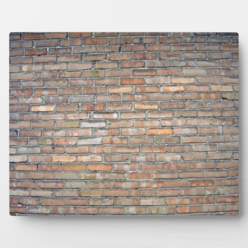 Old brick wall texture plaque