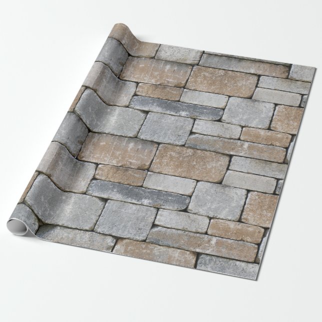 old brick wall wrapping paper (Unrolled)