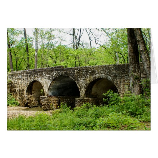 Old Bridge at Cuivre River Cards (Front Horizontal)
