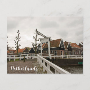Old bridge in Volendam, Netherlands Postcard