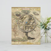 Old British America Explore Polar Bear Compass Map (Standing Front)