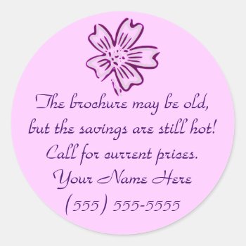 Old Brochure  Hot Prices Sticker by hkimbrell at Zazzle