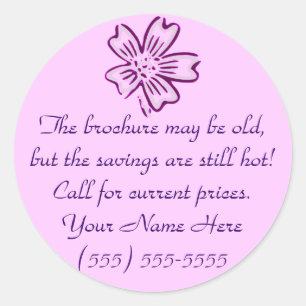 Old Brochure, Hot Prices Sticker