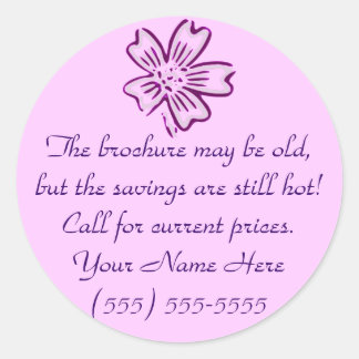 Old Brochure, Hot Prices Sticker