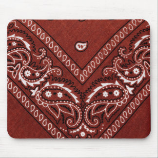 Old Brown Bandana 1 Mouse Pad