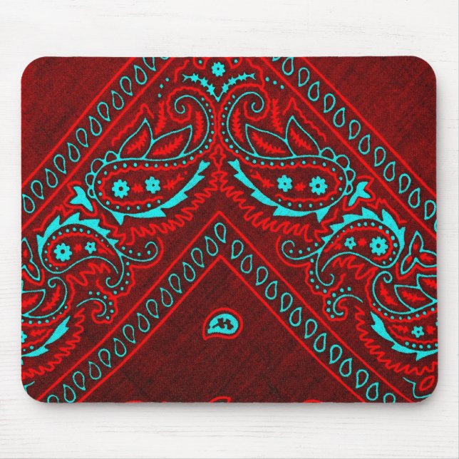 Old Brown Bandana 2 Mouse Pad (Front)
