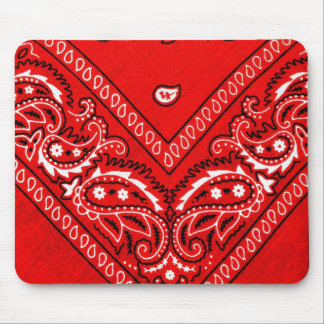 Old Brown Bandana 4 Mouse Pad