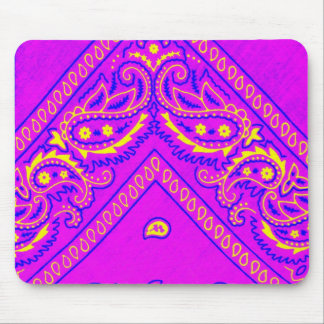 Old Brown Bandana 5 Mouse Pad