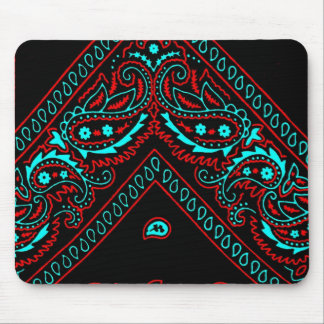 Old Brown Bandana 6 Mouse Pad