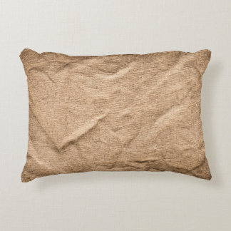 Old brown cloth: textured background. accent pillow