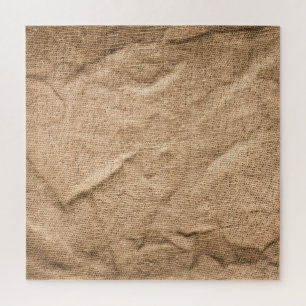 Old brown cloth: textured background. jigsaw puzzle