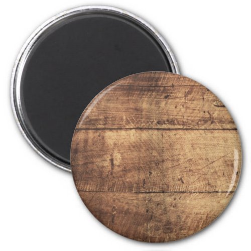 Old brown wooden boards wall design magnet
