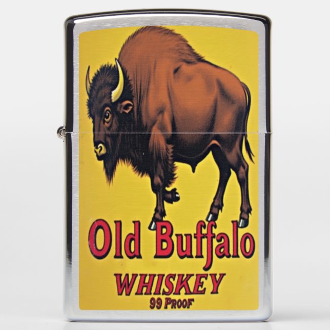 Old Buffalo Whiskey Zippo Lighter (Front)
