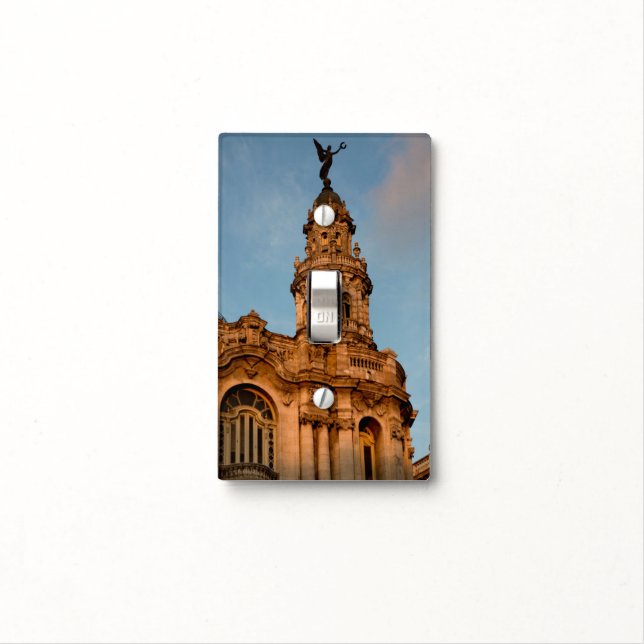 Old building Spire, Havana, Cuba Light Switch Cover (In Situ)