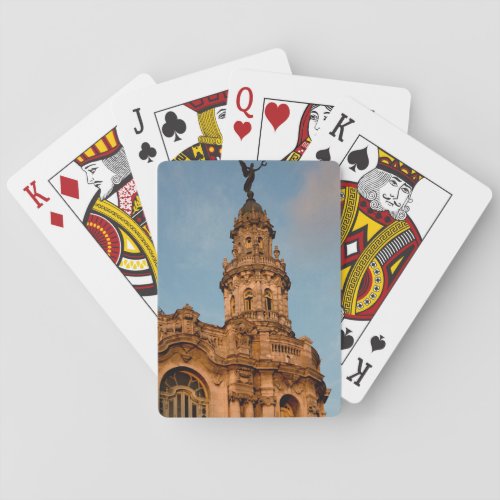 Old building Spire Havana Cuba Playing Cards