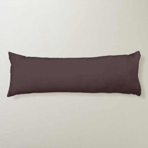 Old Burgundy Solid Color Body Pillow