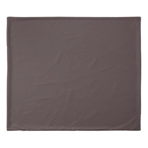 Old Burgundy Solid Color Duvet Cover