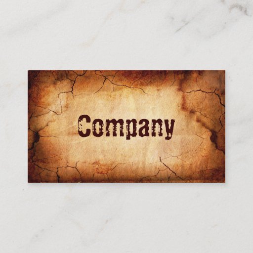 Customizable old burnt papyrus Business Cards