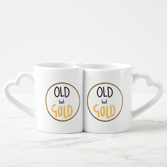 Old but Gold  Coffee Mug Set (Back Nesting)