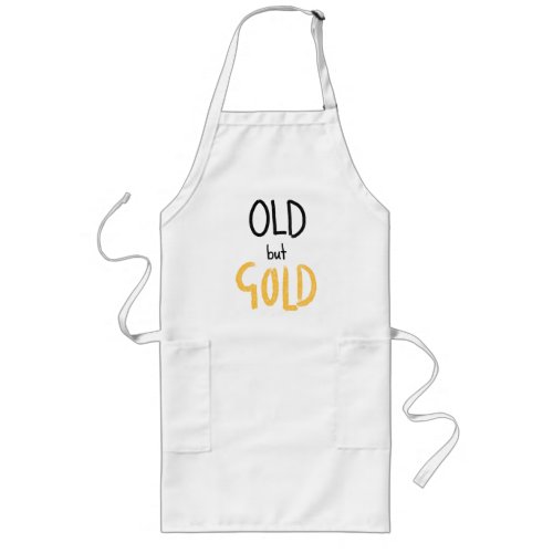 Old but Gold  Long Apron