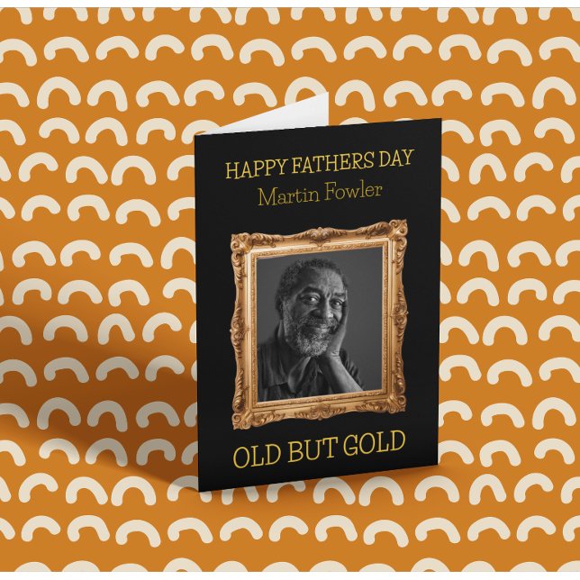 Old But Gold Photo Fathers Day Card (Creator Uploaded)