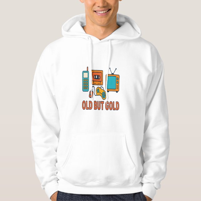 Old but gold t.shirt hoodie (Front)